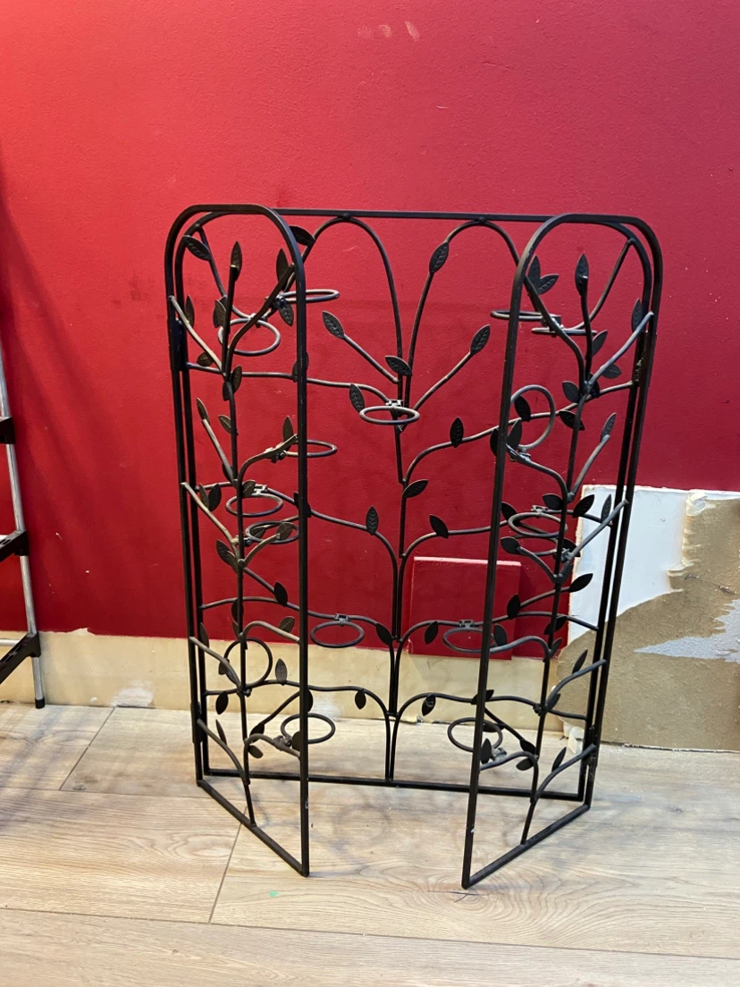 Black Metal Candle Holder - photo 2