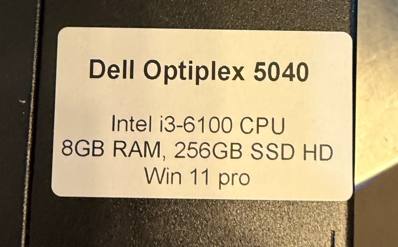Dell Optiplex 5040 Desktop PC - photo 3