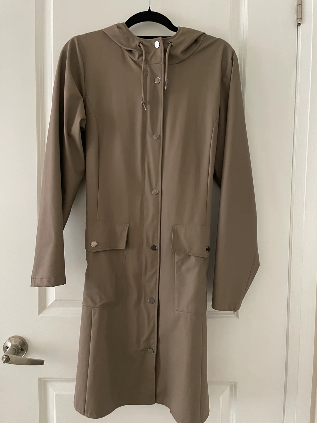 RAINS Women’s Waterproof Raincoat in Taupe - photo 2