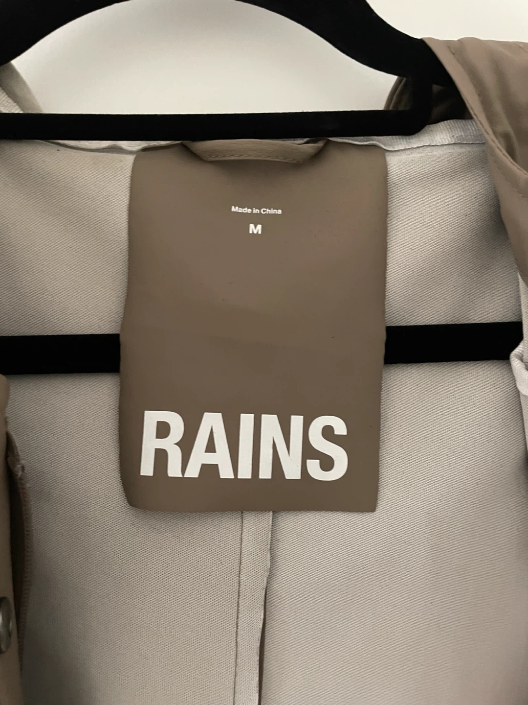 RAINS Women’s Waterproof Raincoat in Taupe - photo 4