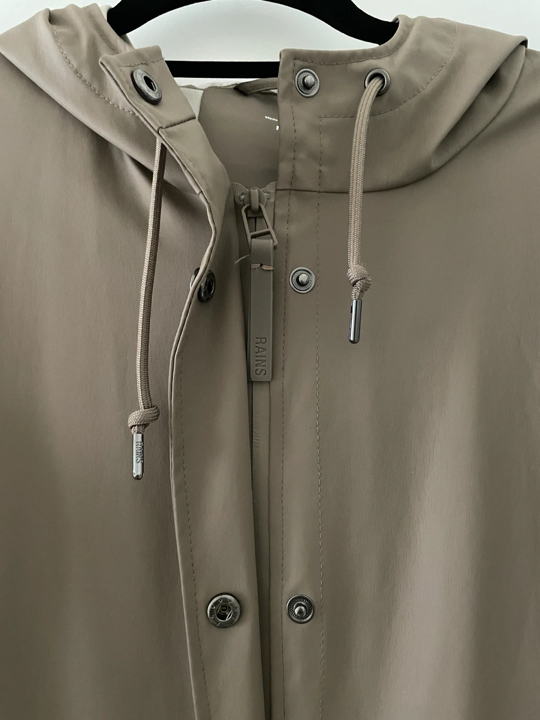 RAINS Women’s Waterproof Raincoat in Taupe - photo 5