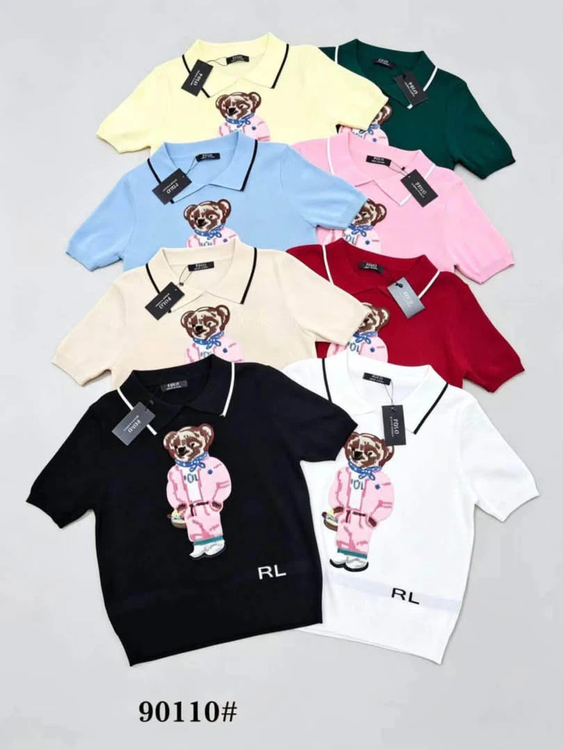 Ralph Lauren Bear Knit Polo Shirt - photo 2