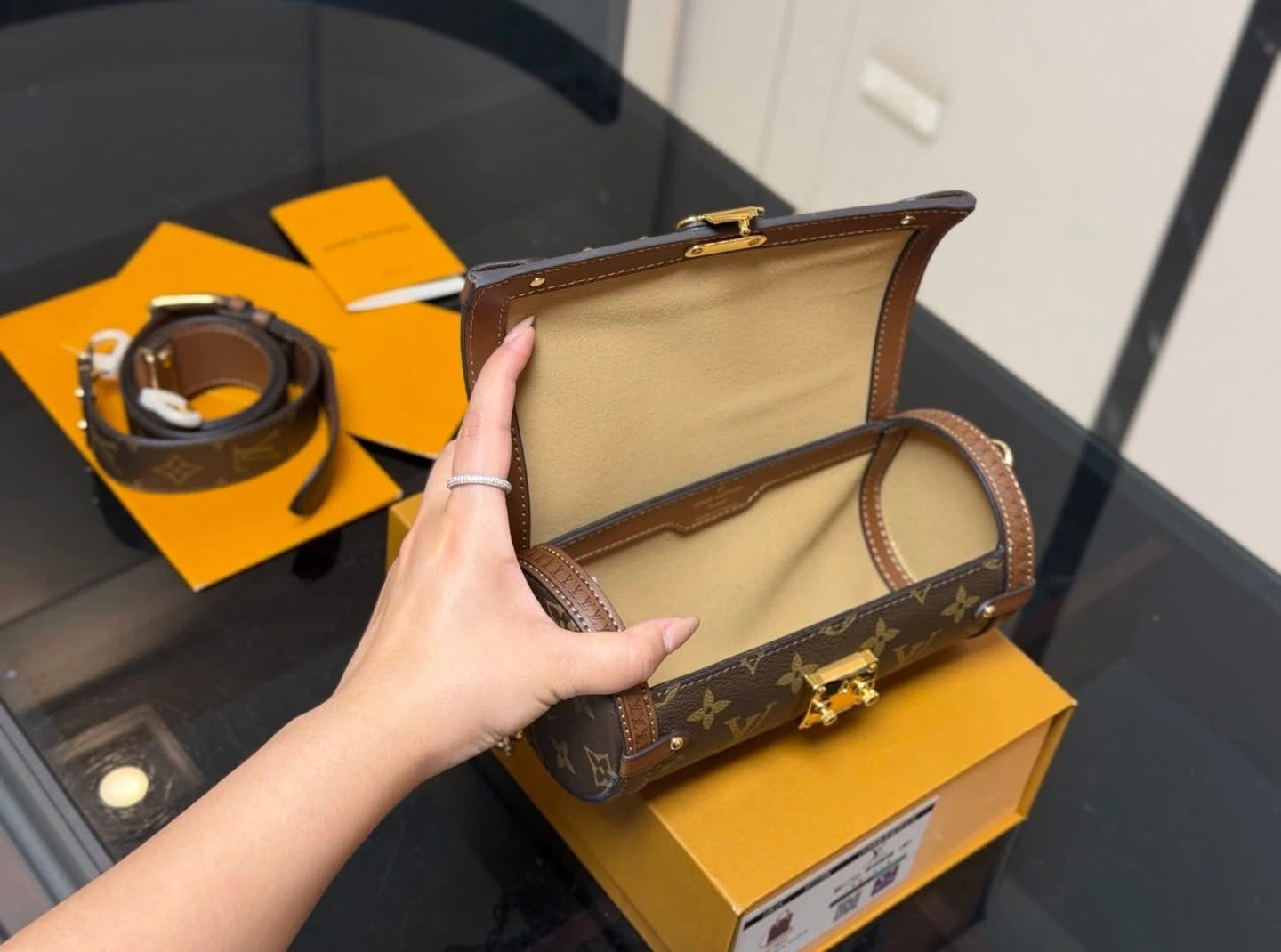 Monogram Cylinder Bag