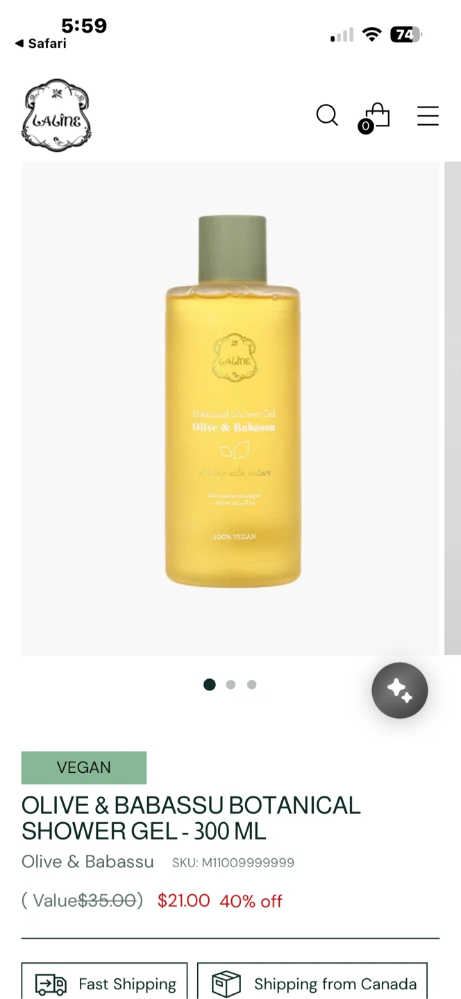 Laline Olive & Babassu Body Lotion and Shower Gel Set - photo 2