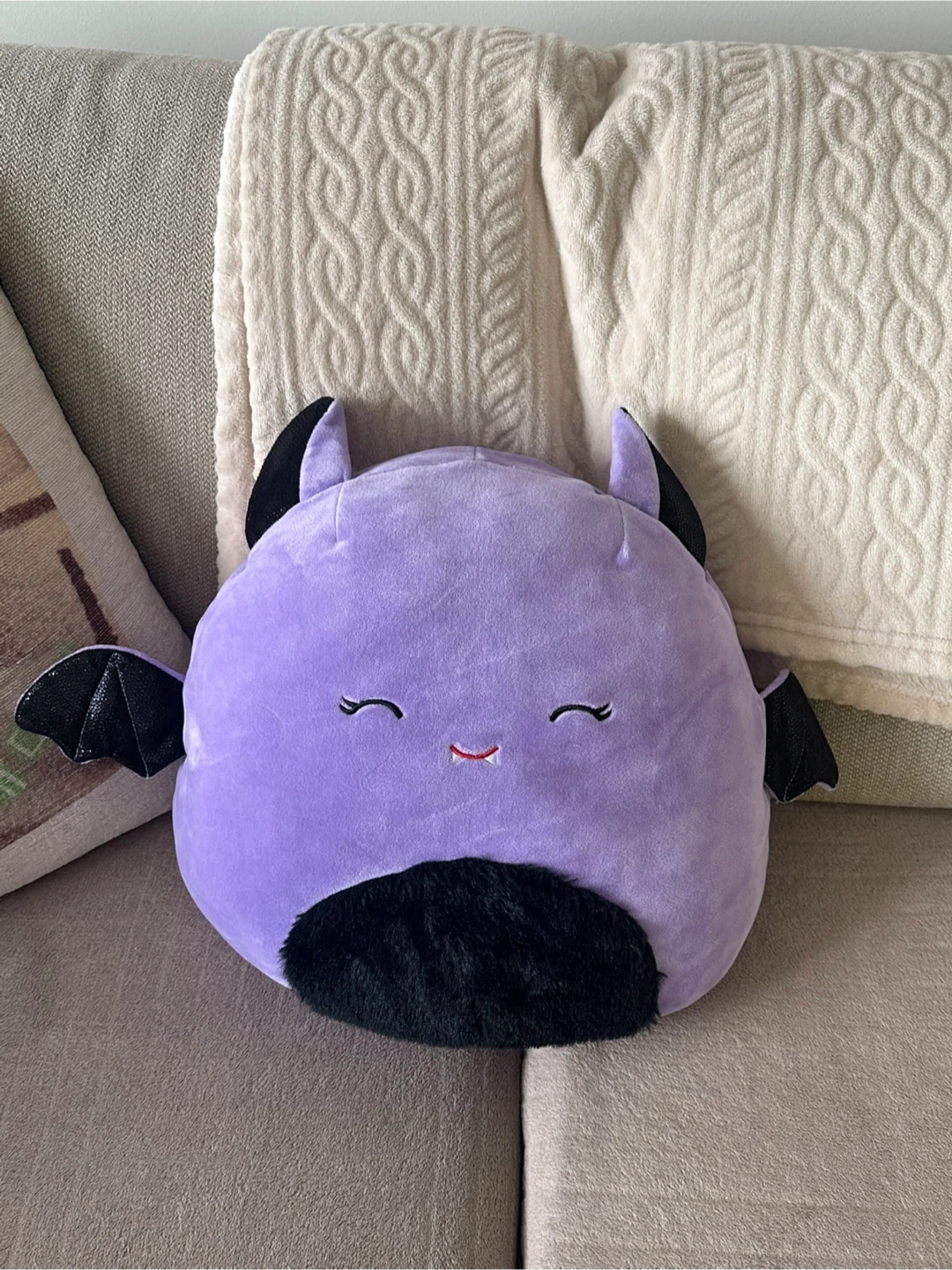 Squishmallows Purple Bat Plush Toy