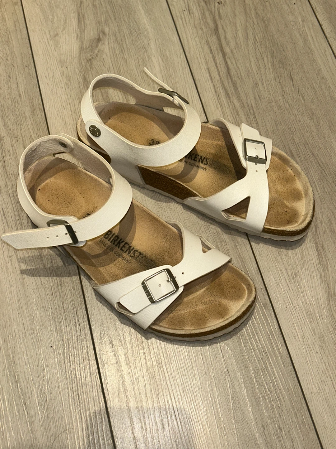 Birkenstock white sandals size 39 (Rio) - photo 2