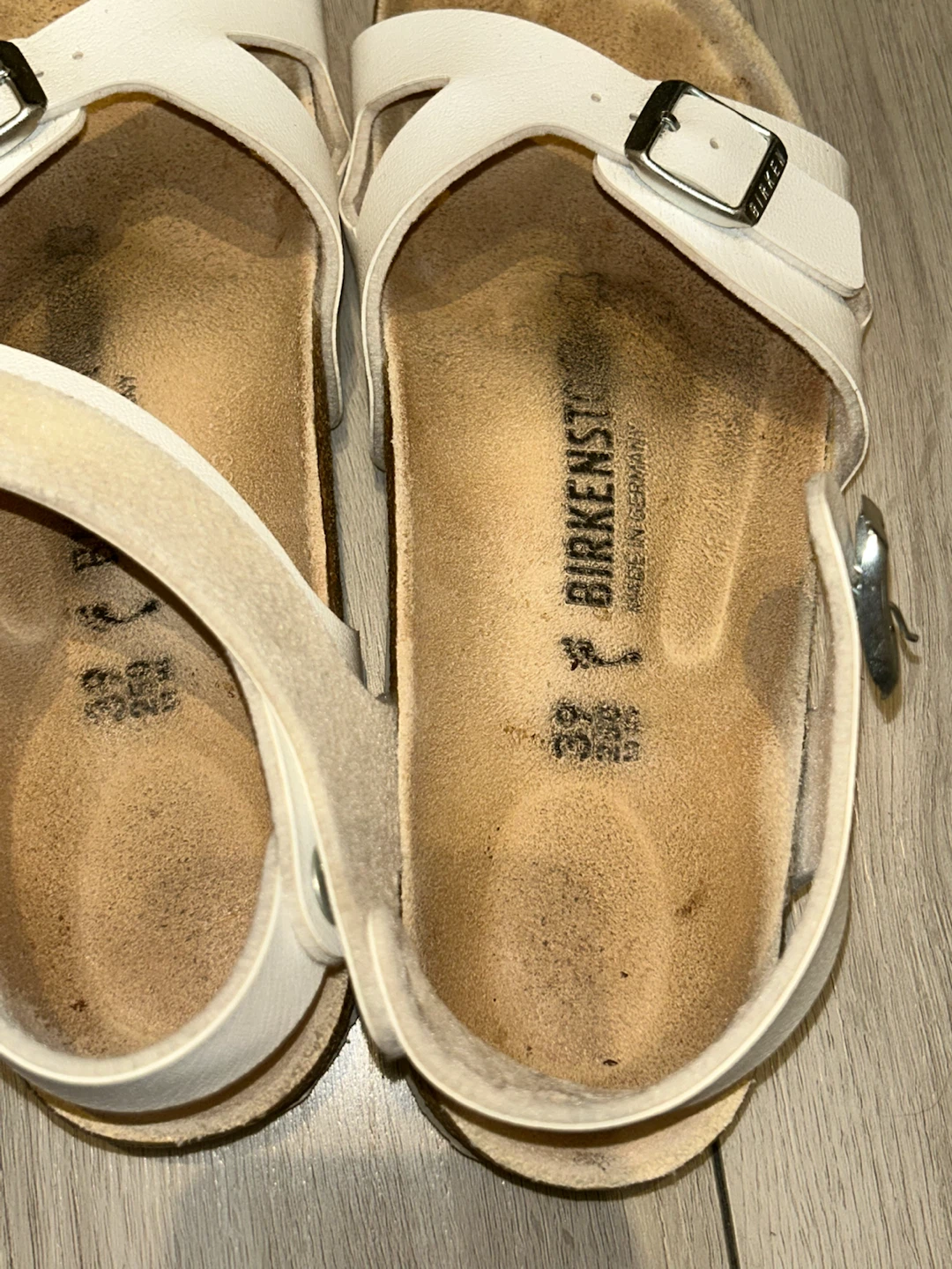 Birkenstock white sandals size 39 (Rio) - photo 3