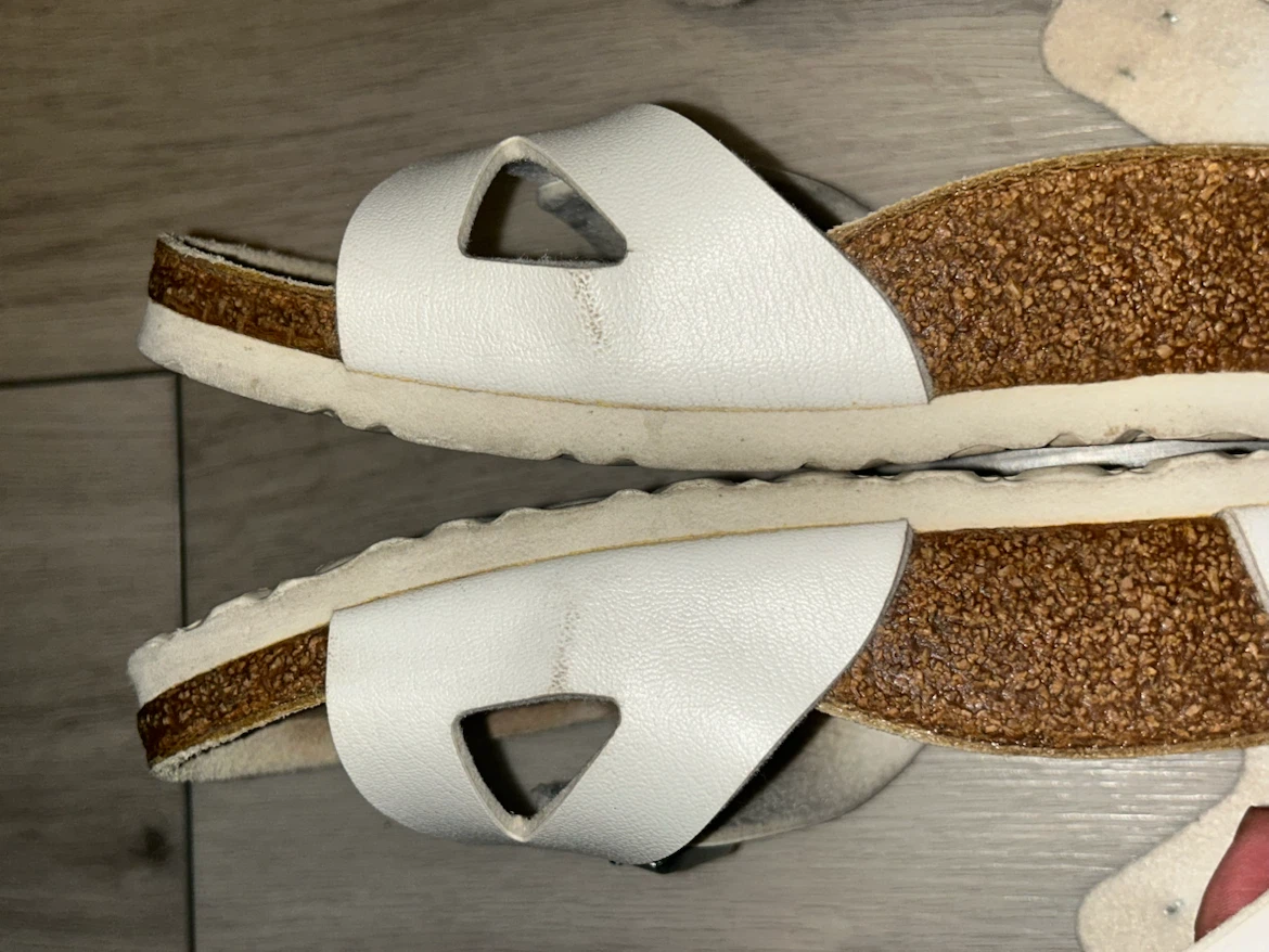Birkenstock white sandals size 39 (Rio) - photo 5