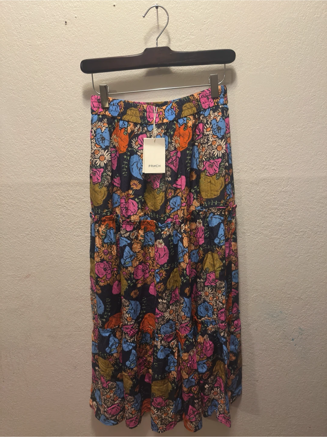 FRNCH Paris Floral Tiered Maxi Skirt - photo 3