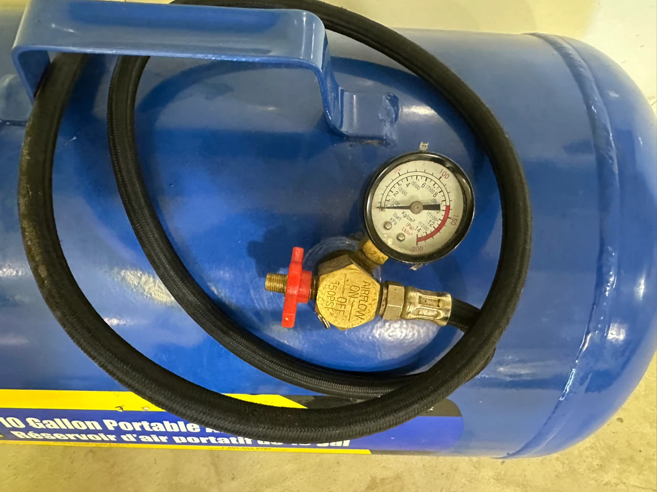 grinder with stand, portable air tank, floor jack - photo 5
