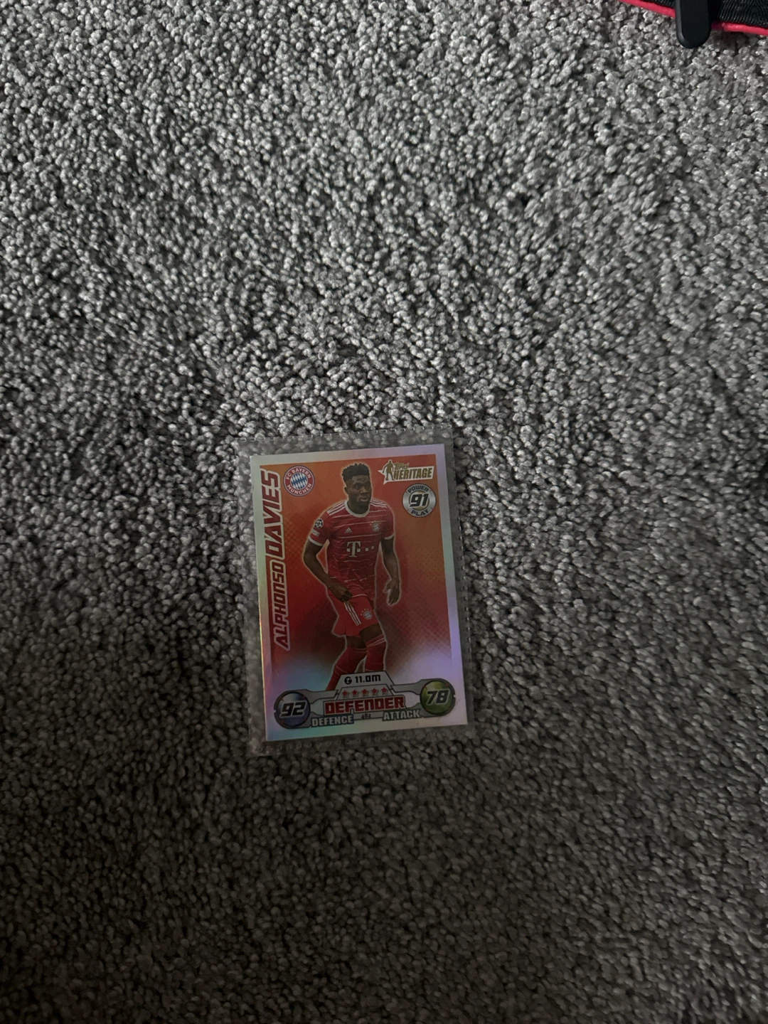 Alphonso Davies Topps Heritage Trading Card