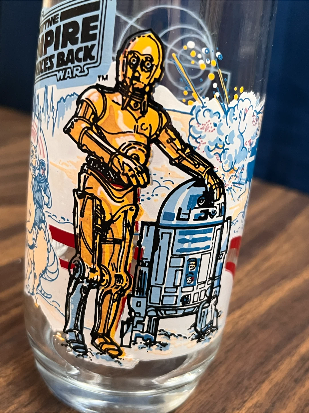 Vintage Burger King Star Wars - the Empire strikes back Glasses - photo 2