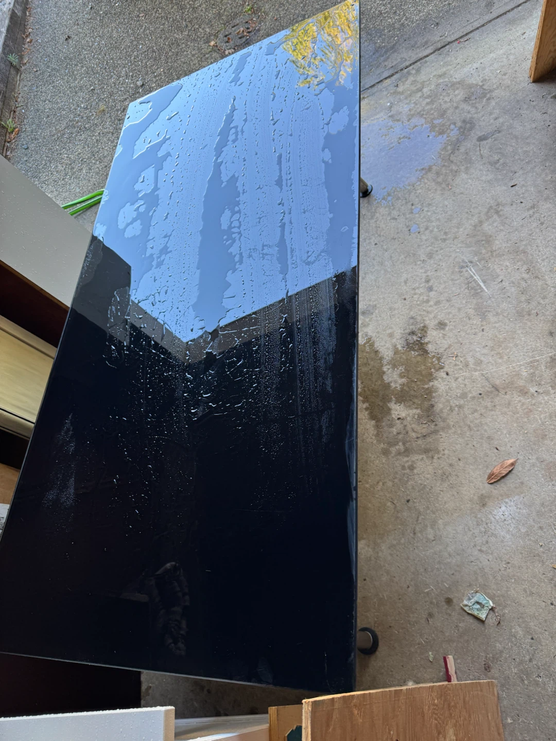 glass dining table