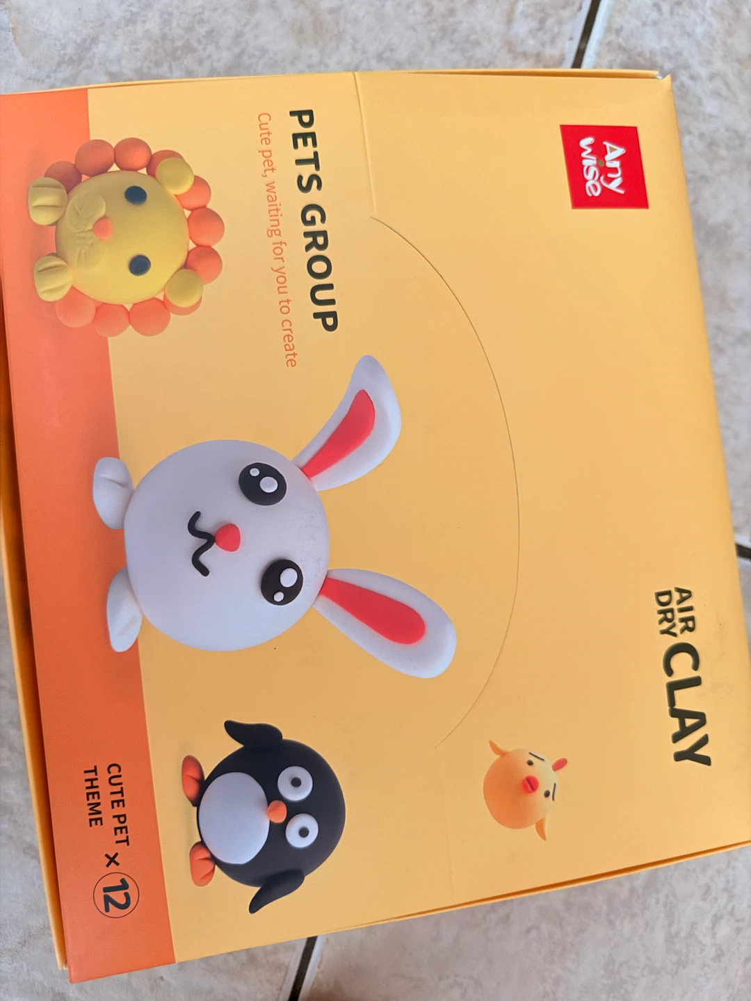 Any Wise Air Dry Clay Pets Group Kit