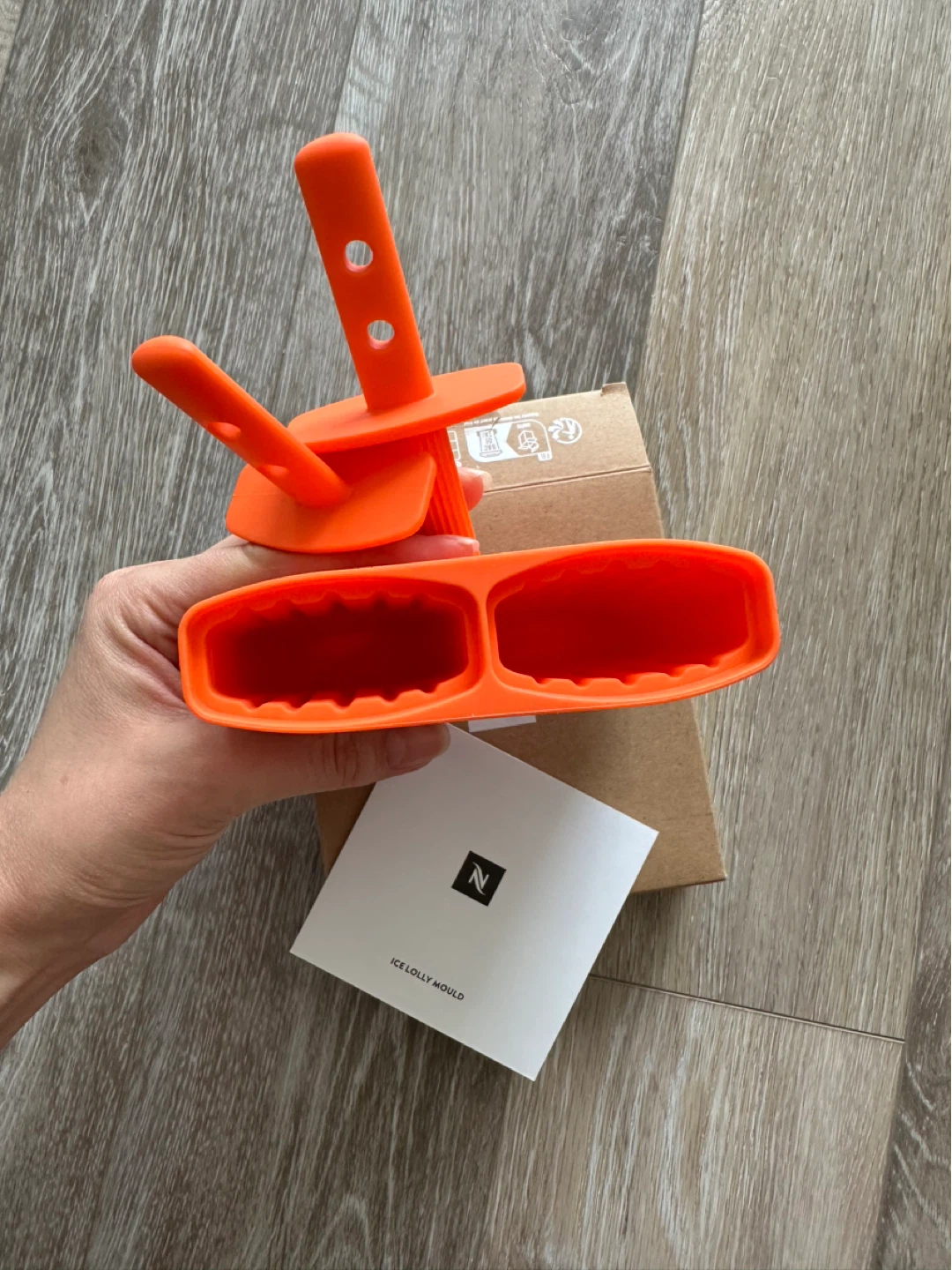 Nespresso Orange Ice Lolly Mould - photo 2