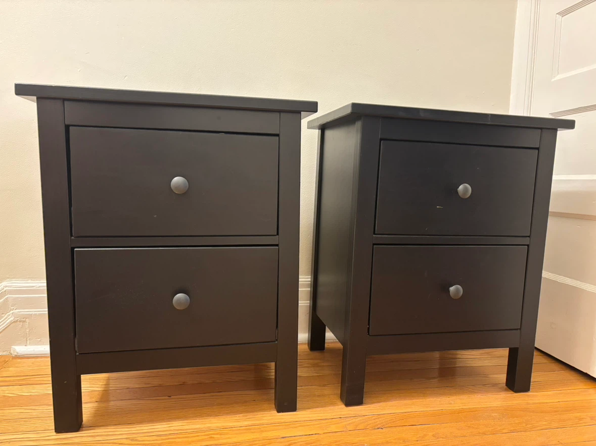 IKEA HEMNES Nightstand Pair