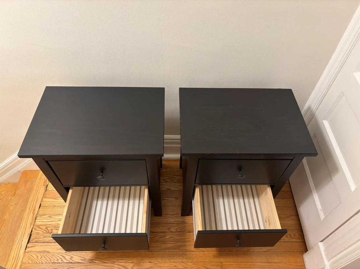 IKEA HEMNES Nightstand Pair - photo 3