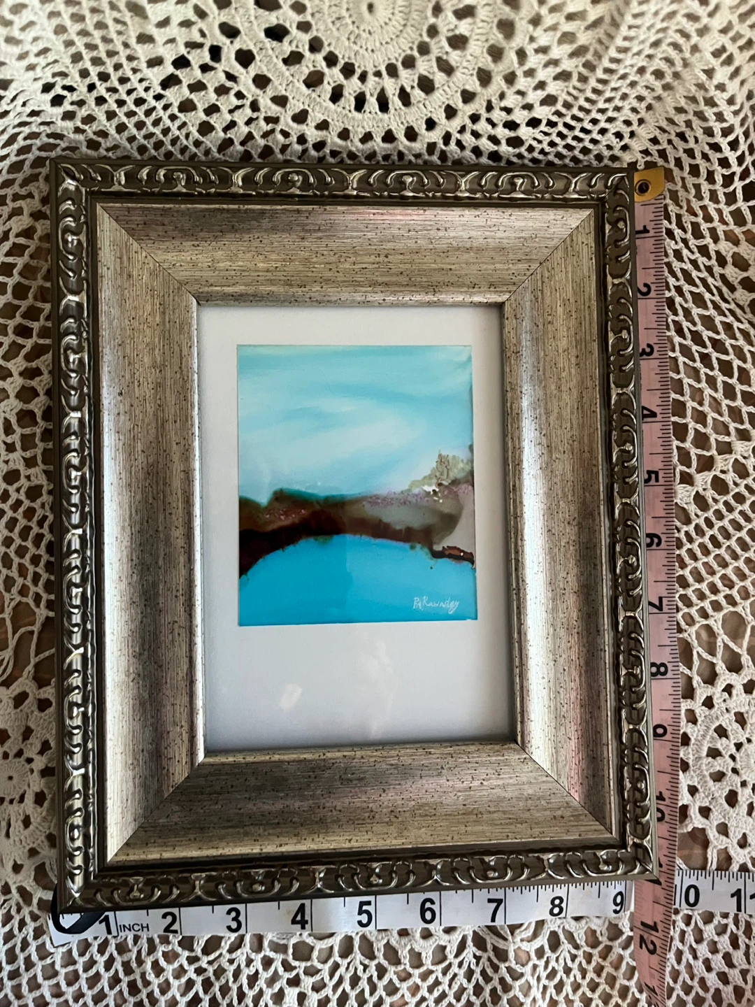 Art- Original Art- Alcohol Ink Mini Landscape - photo 2