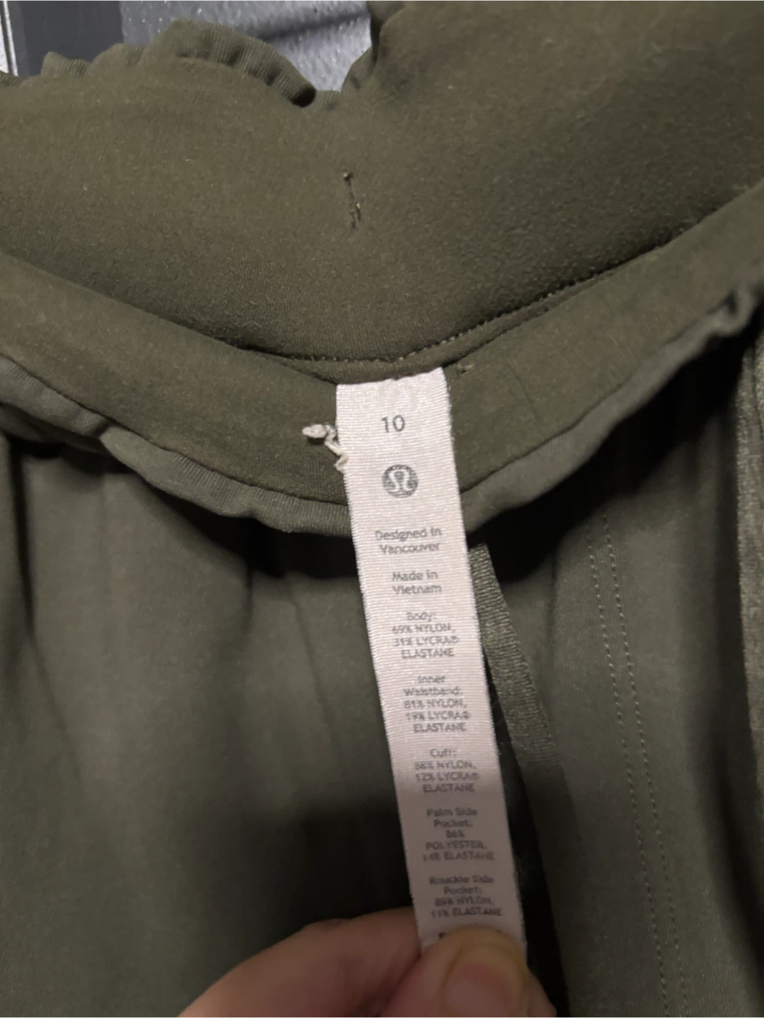 Lululemon Joggers - Olive Green - Size 10 - photo 4