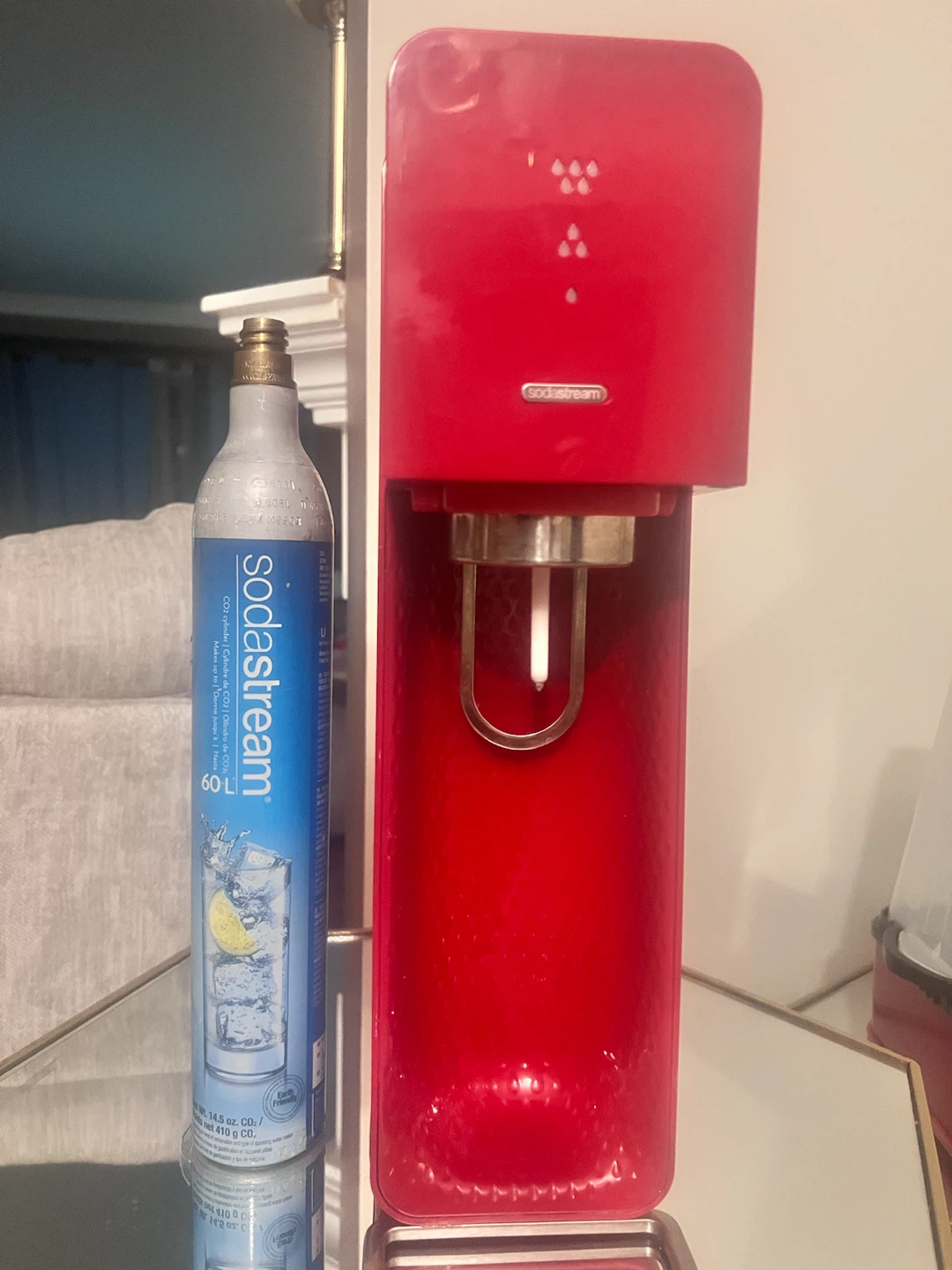SodaStream Sparkling Water Maker - Red