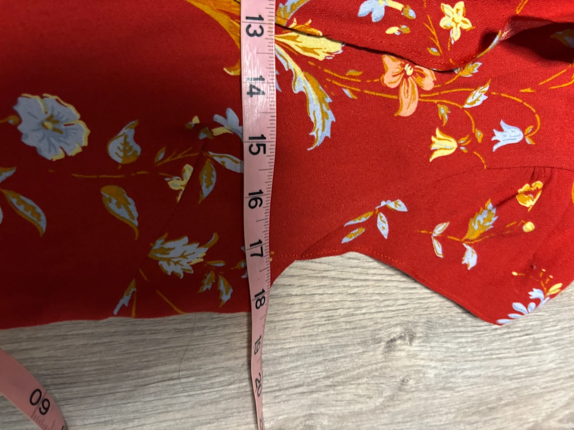 Reformation Floral Wrap Top - photo 2