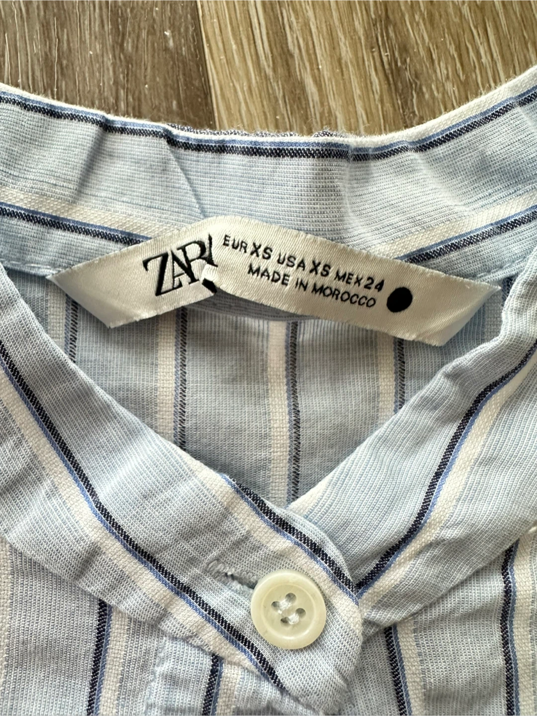 Zara Striped Long Shirt - Size XS - photo 2