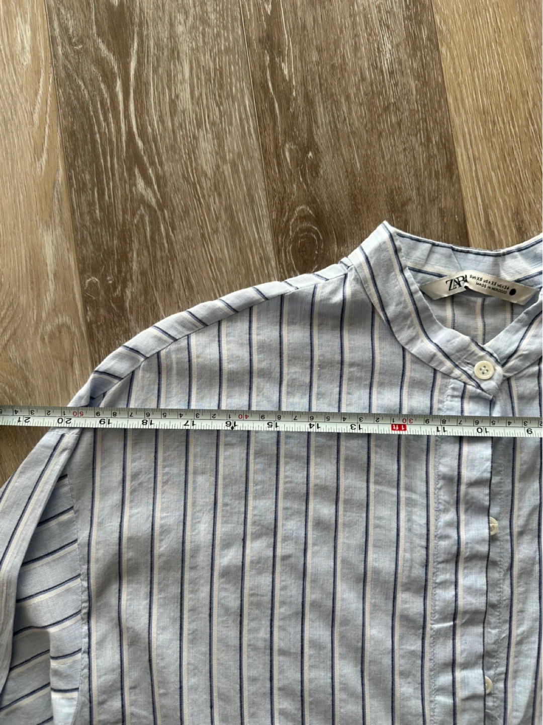 Zara Striped Long Shirt - Size XS - photo 3