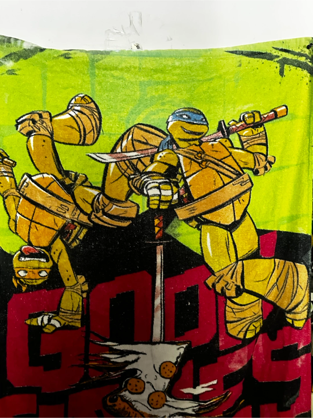 Vintage teenage mutant ninja turtles beach towel - photo 2