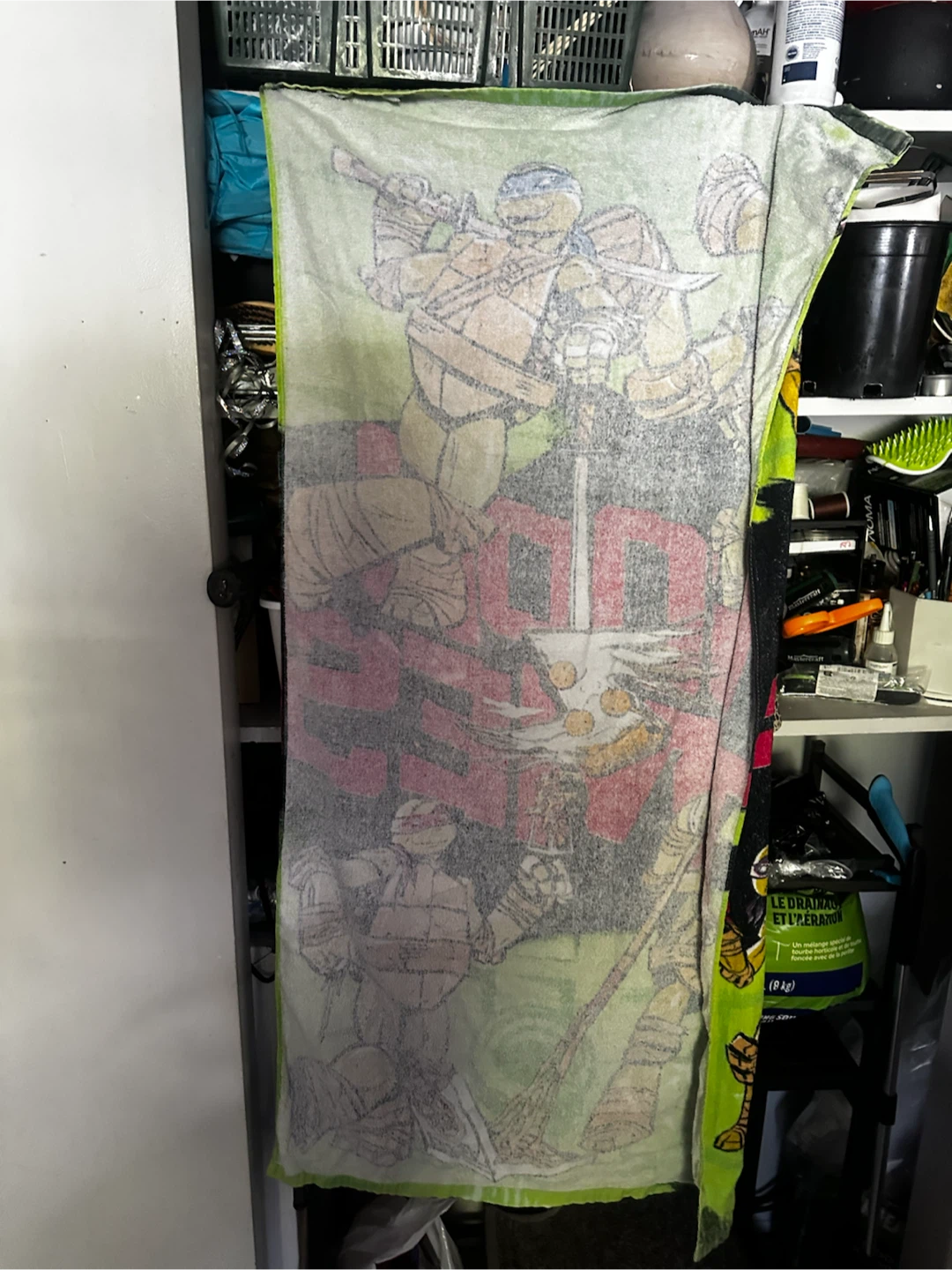 Vintage teenage mutant ninja turtles beach towel - photo 4