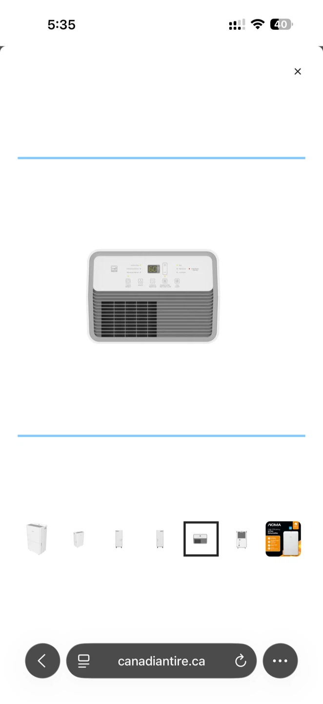 NOMA High Efficiency 50 Pint Dehumidifier - photo 4
