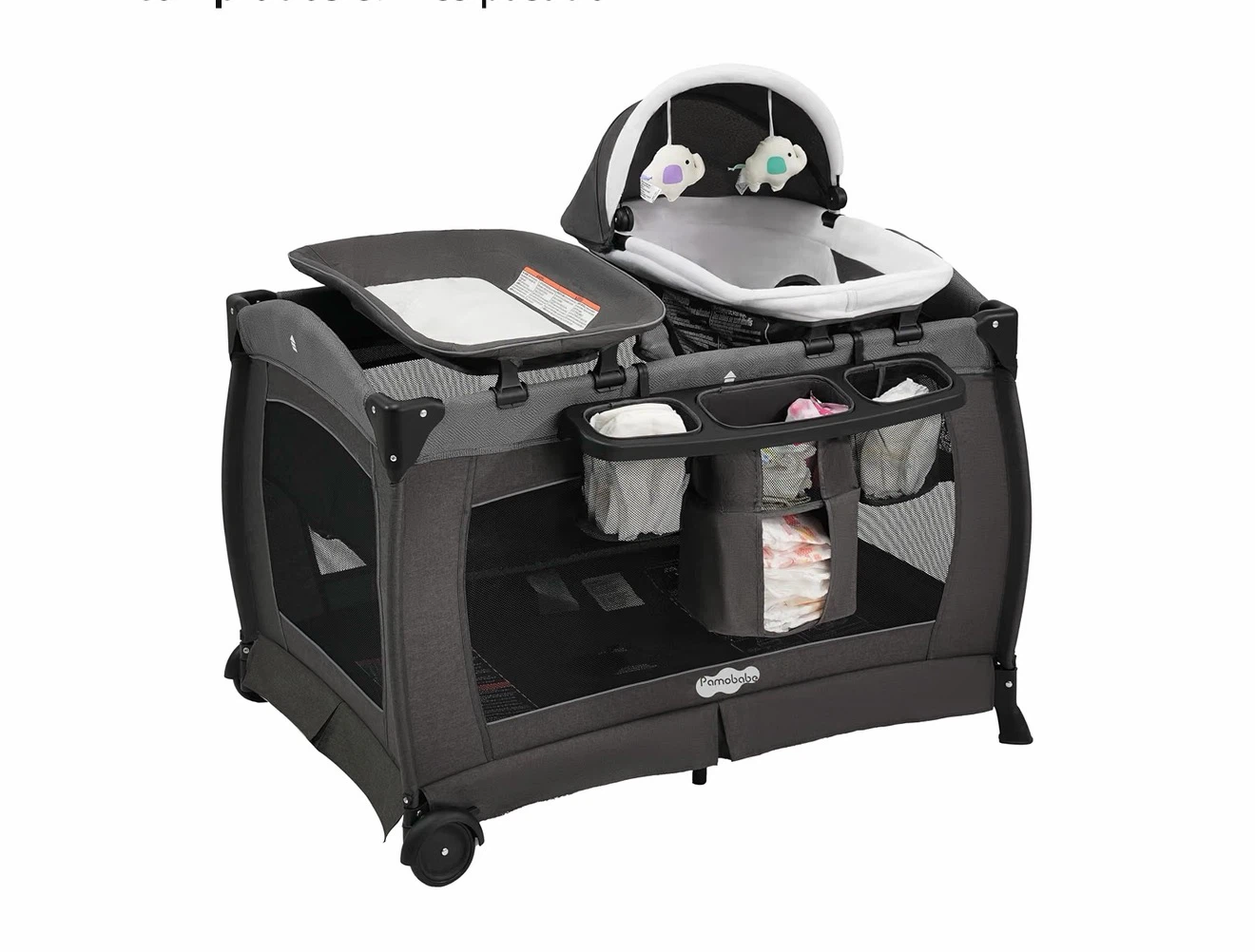 Pamobabe Baby Playard with Changing Table
