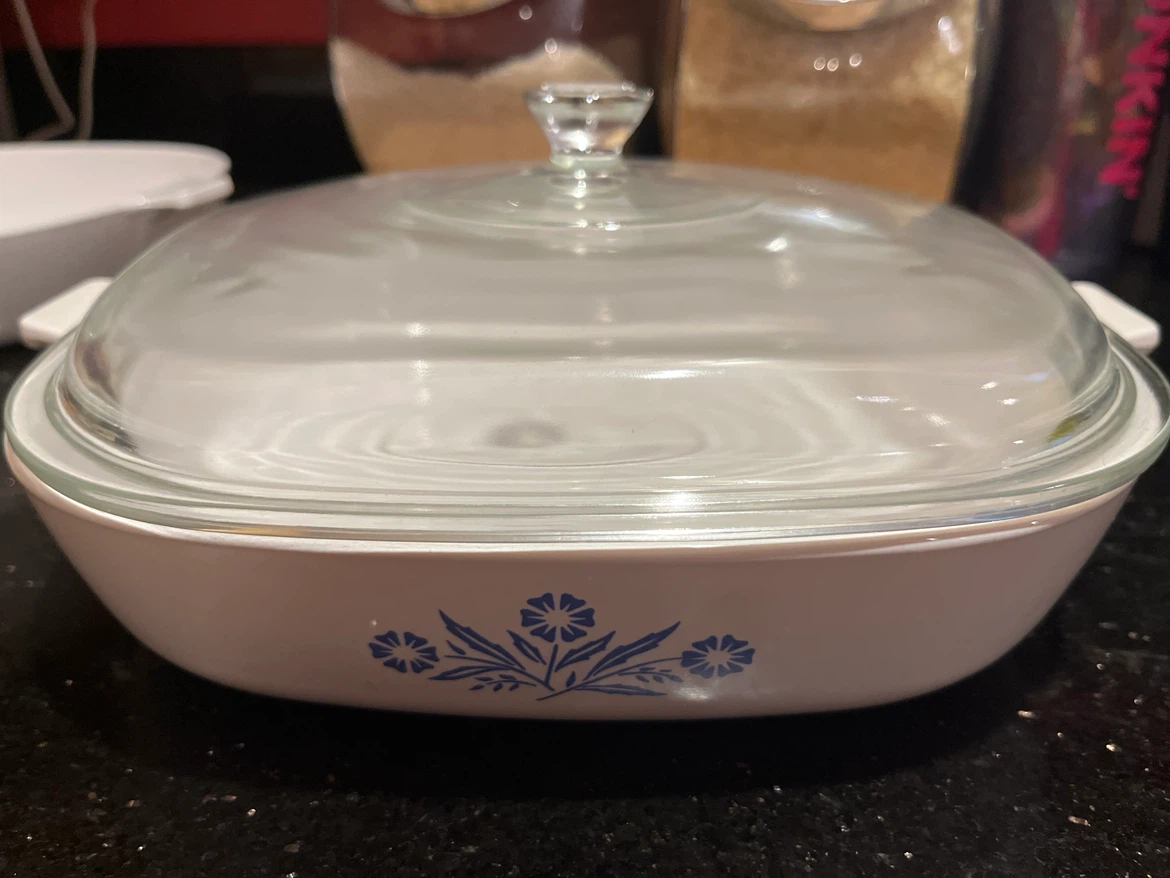 Corelle CorningWare Blue Cornflower Casserole Set - photo 2