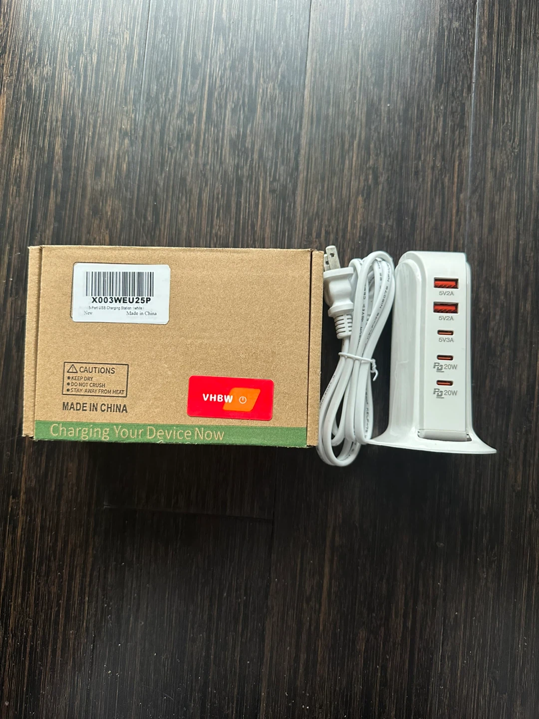 5-Port USB Charging Station – 20W Fast Charger – Brand New - photo 2