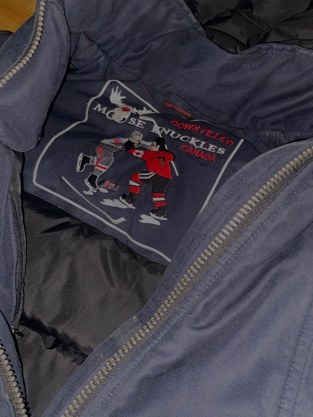 Moose Knuckles Down Filled Bomber Jacket - photo 3