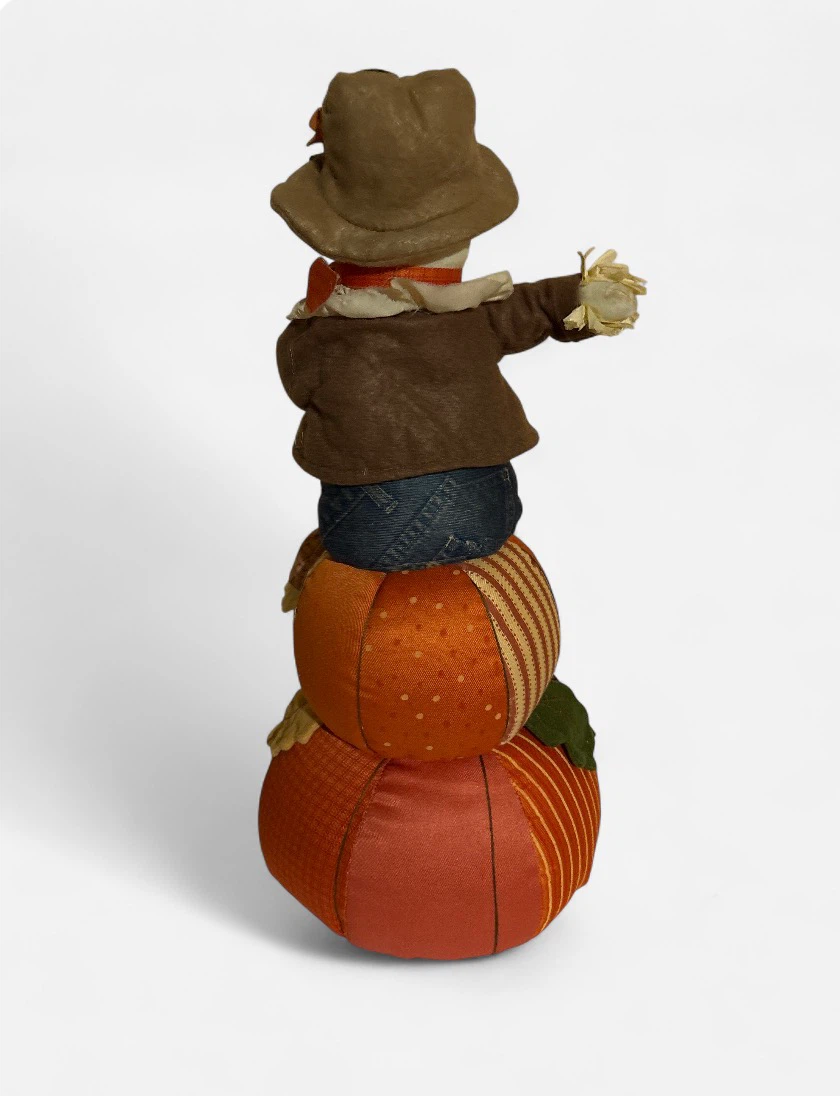 Fabric Scarecrow on Pumpkins Decor - photo 4