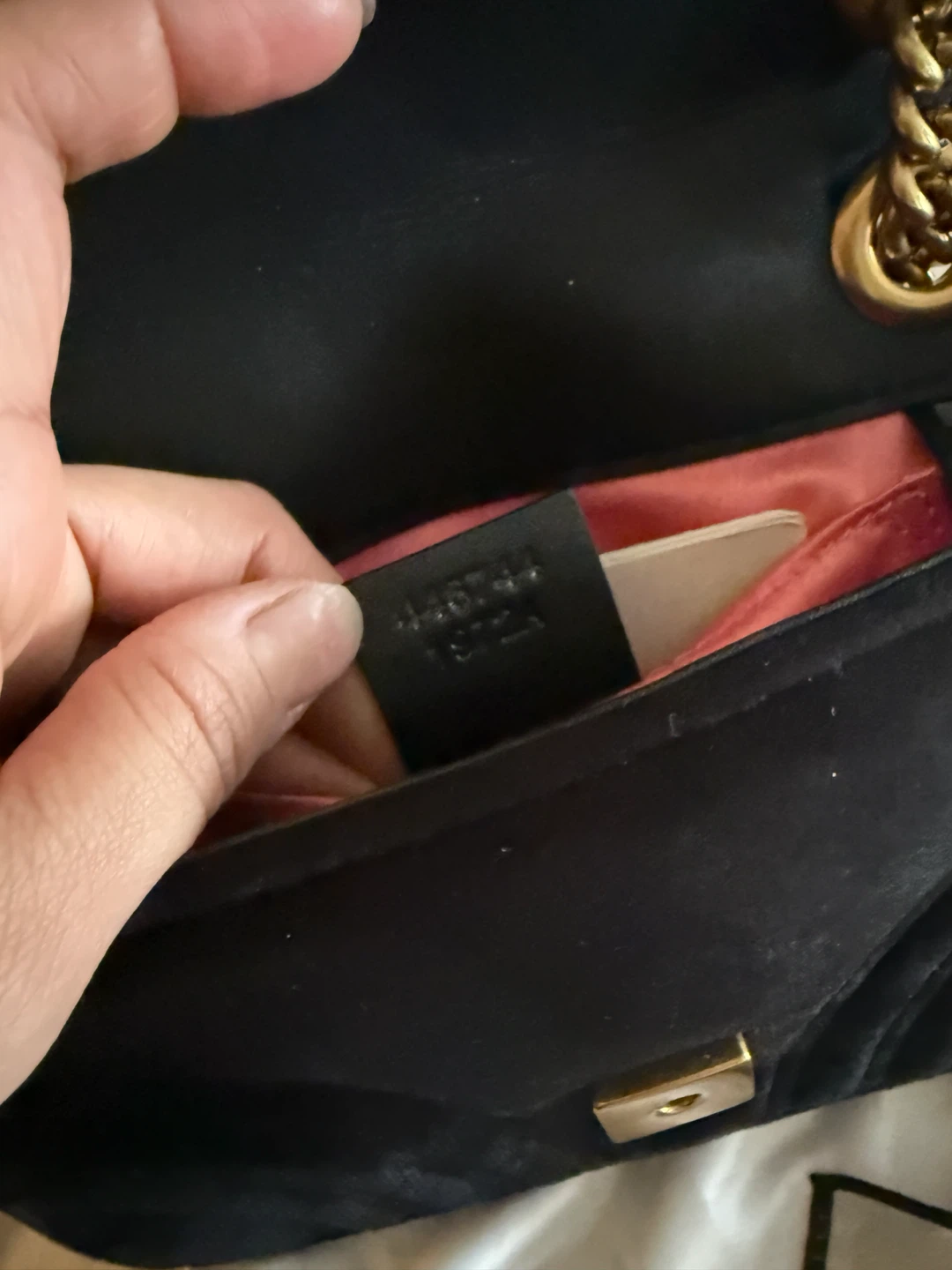 Gucci GG Marmont Black Velvet Shoulder Bag - photo 3