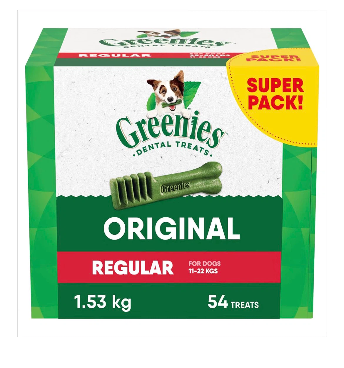 Greenies Original Dental Treats Regular Super Pack