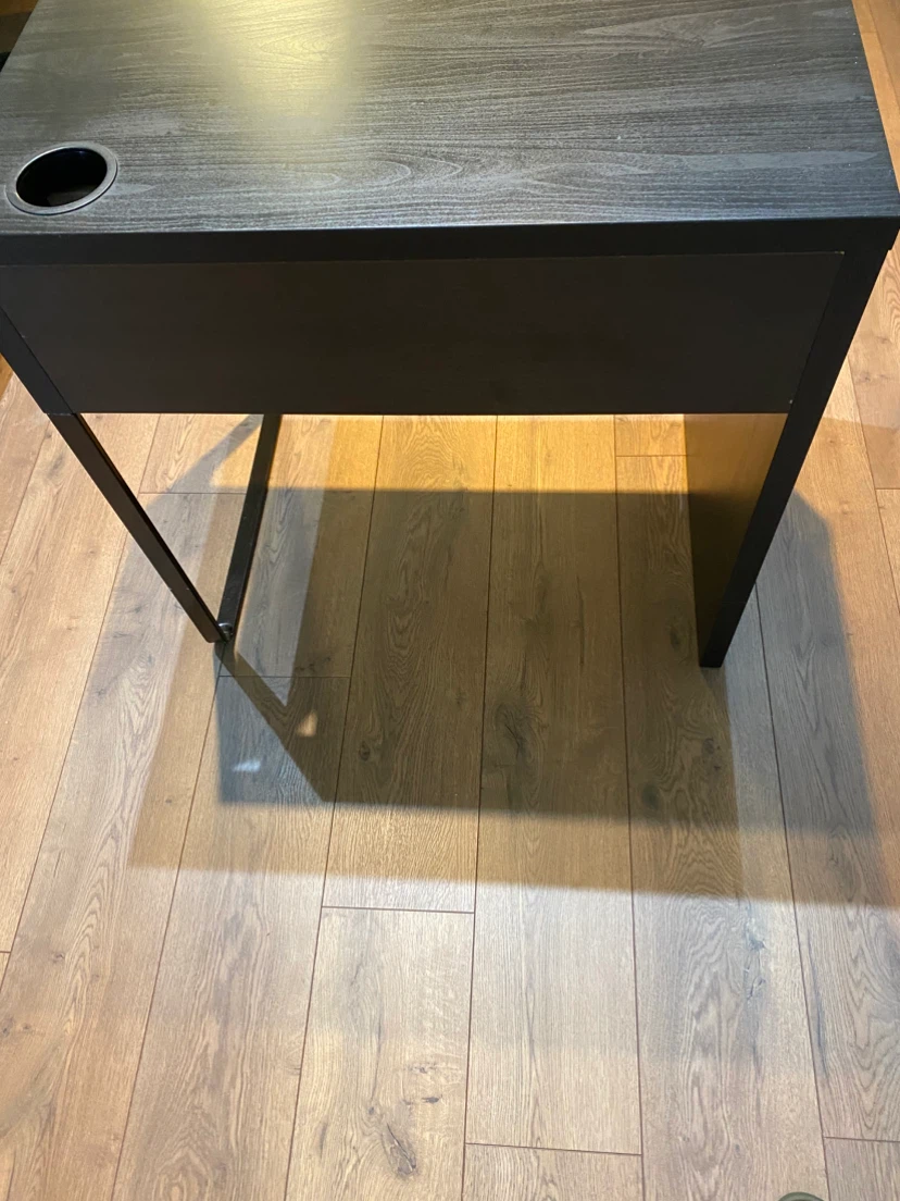 Black Desk with Cup Holder - photo 2