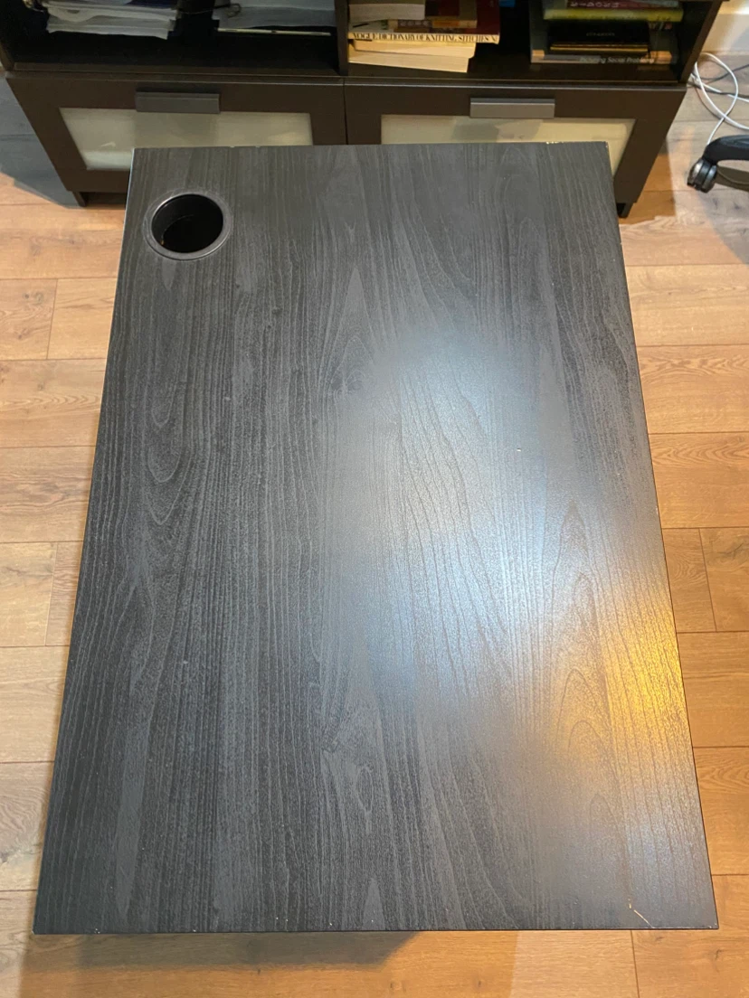 Black Desk with Cup Holder - photo 3