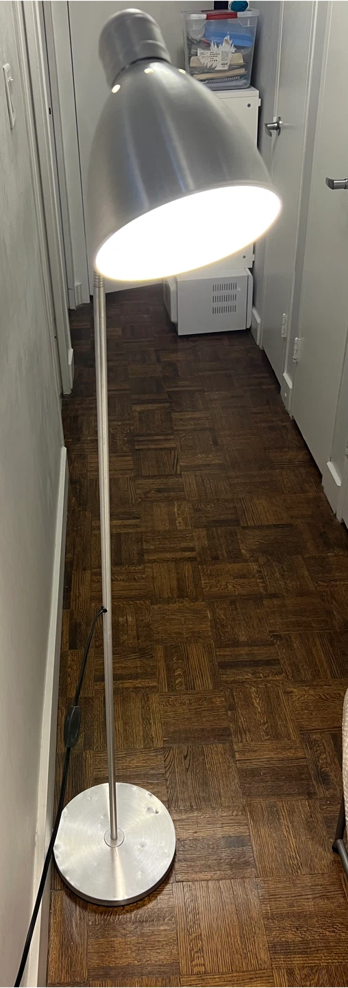 IKEA Silver Floor Lamp