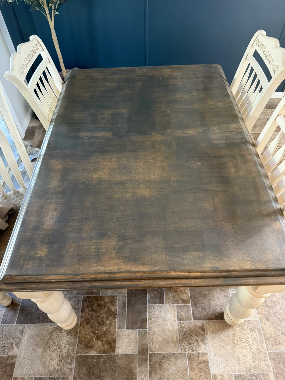 Solid Wood Dining Table with 6 Chairs - photo 3