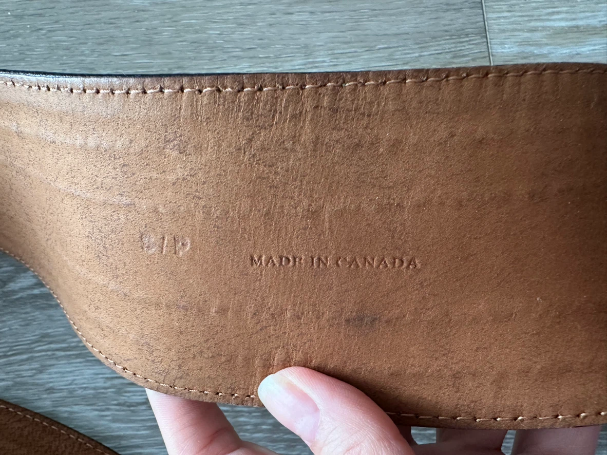 Christopher • Kon Made in Canada Leather Belt - photo 4