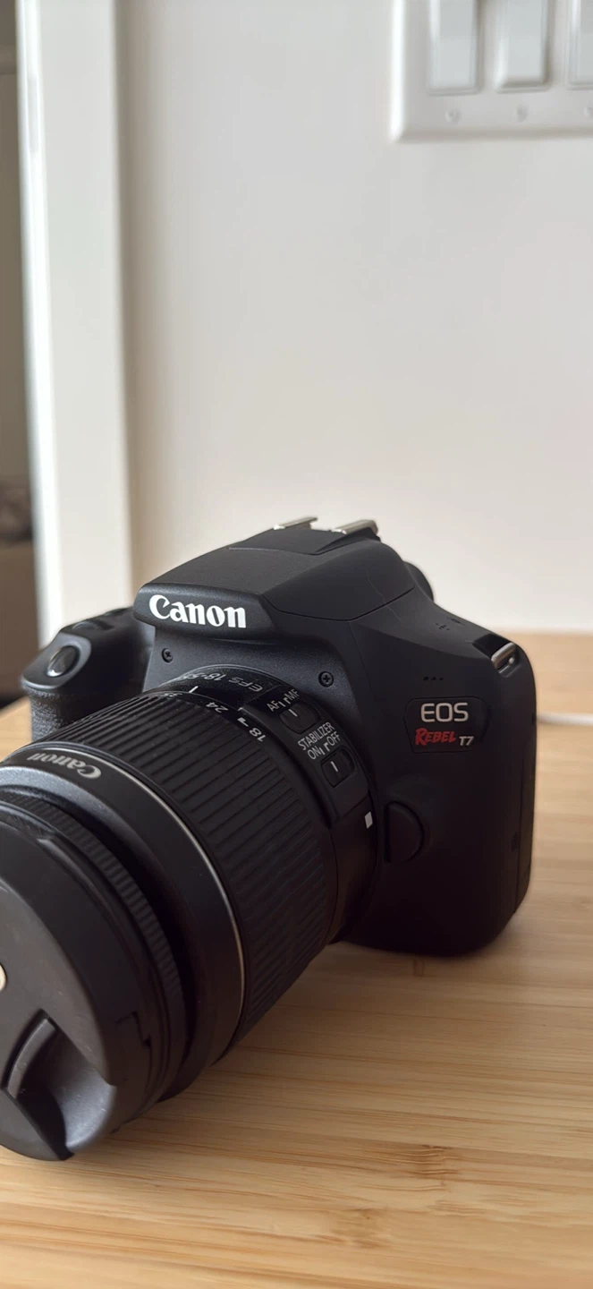 Canon EOS Rebel T7 + 2 Canon Lenses — Camera Bundle