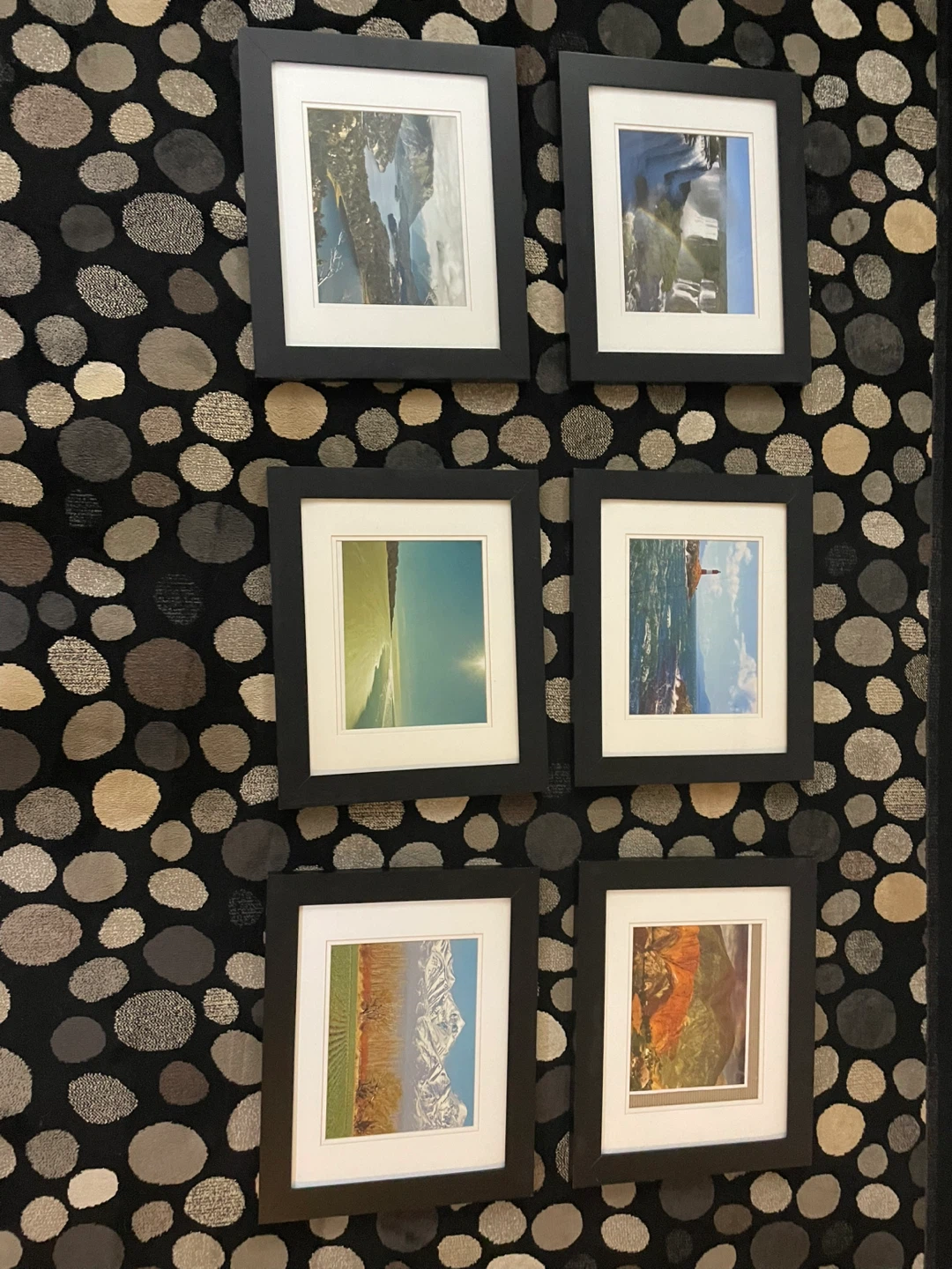 Set of 6 Nature Landscape Photo Frames
