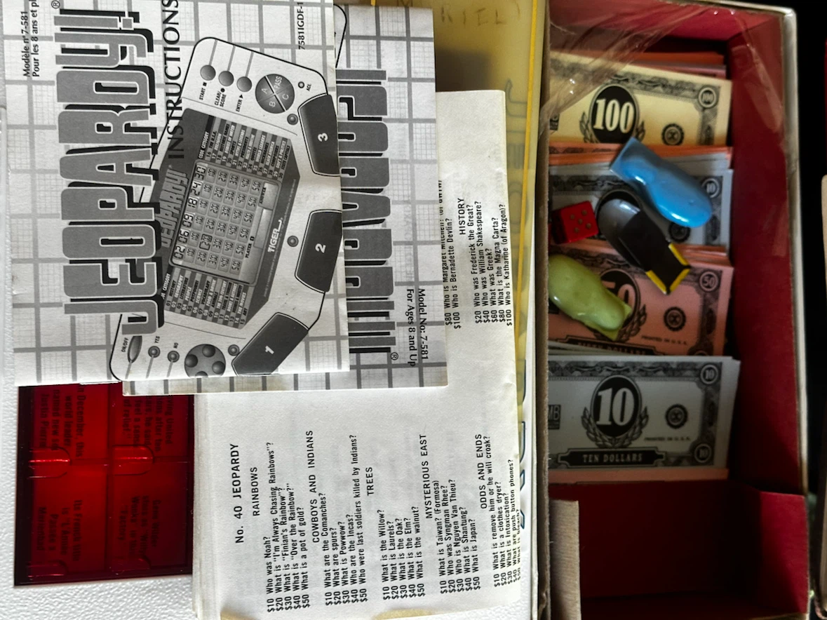 Vintage jeopardy board game - photo 3
