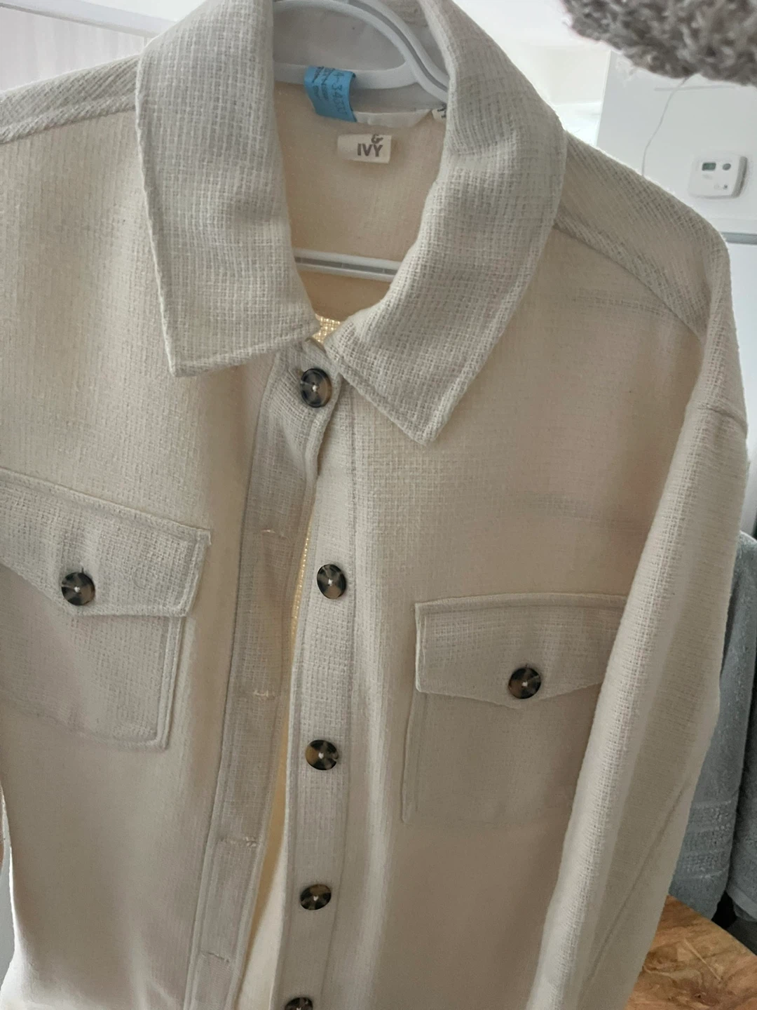 Oak & Ivy Cream Shacket - photo 2