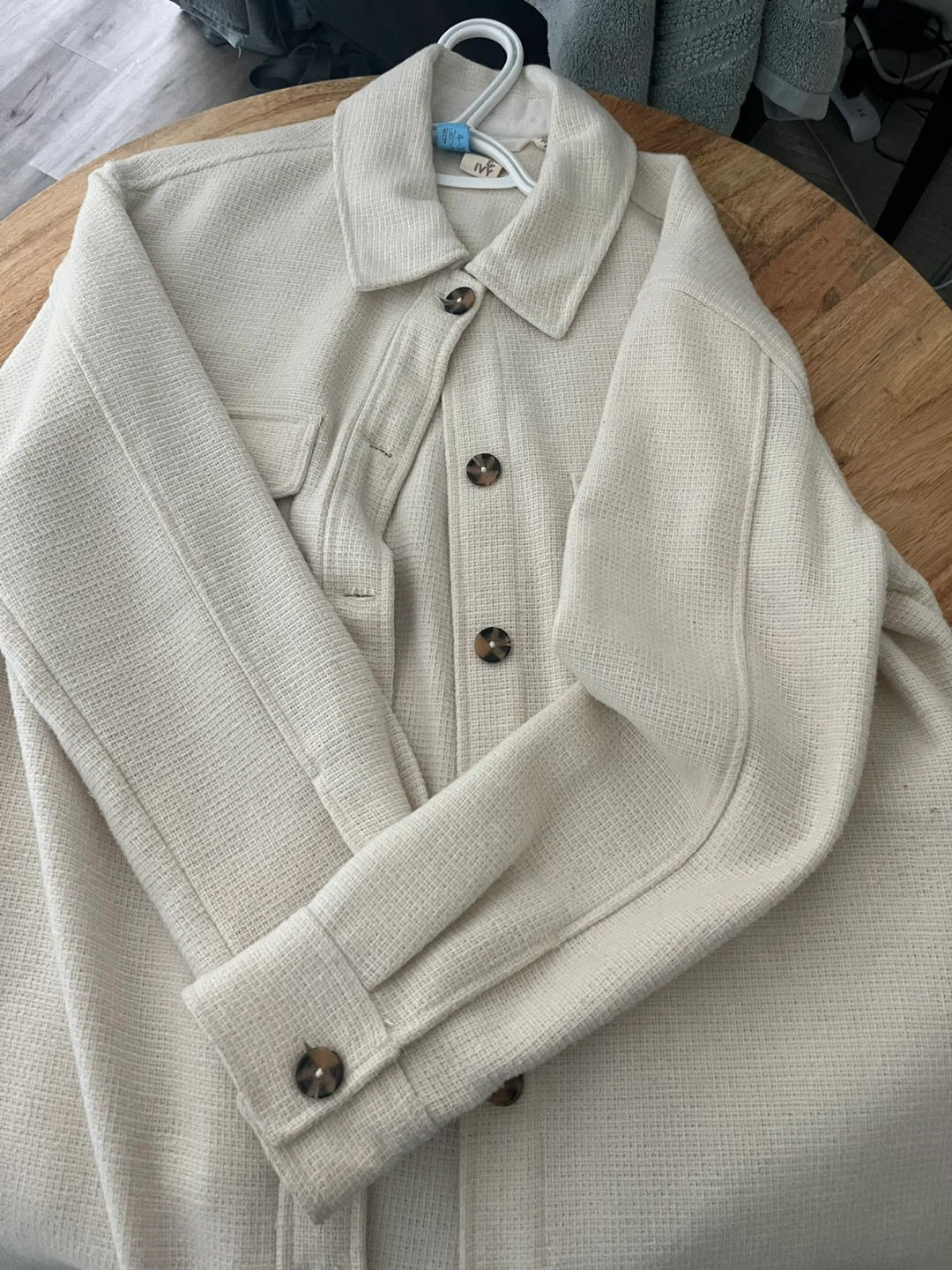 Oak & Ivy Cream Shacket - photo 3