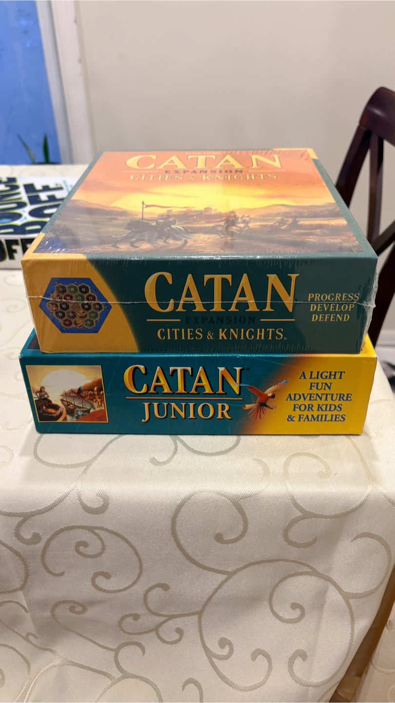 Catan Cities & Knights Expansion and Catan Junior Board Games