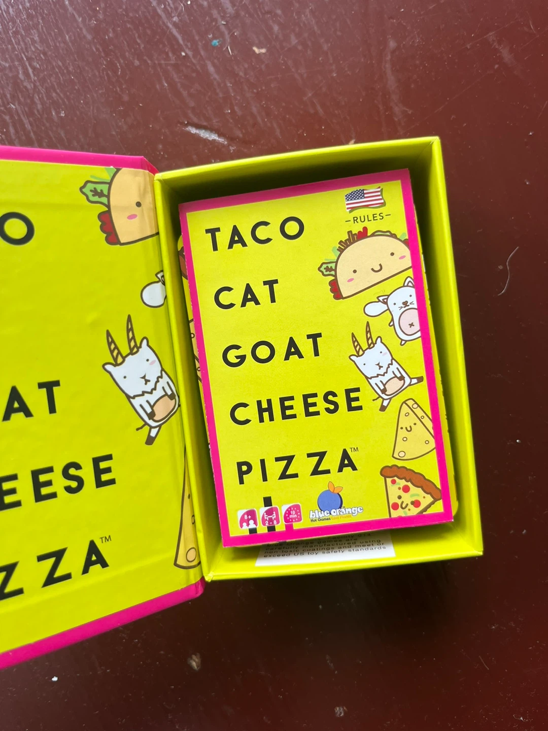 Taco Cat Goat Cheese Pizza Card Game - photo 2