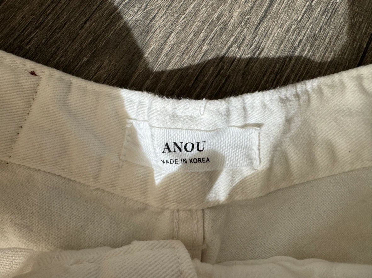 Women's Fashion Anou White Cotton Shorts - photo 2